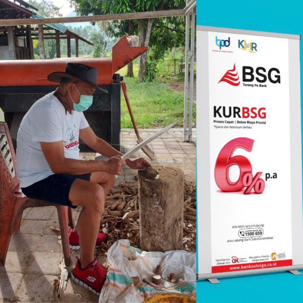 Gubernur Olly sedang giat-giatnya mempromosikan KUR atau Kredit Usaha Rakyat dengan bunga 6% di BSG.