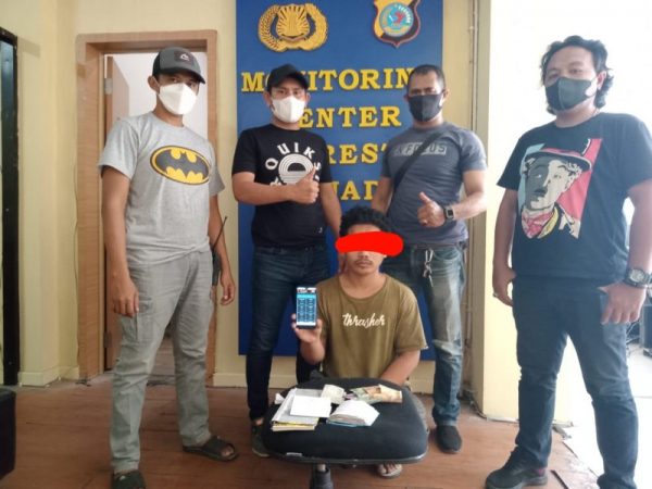 Pelaku yang diamankan