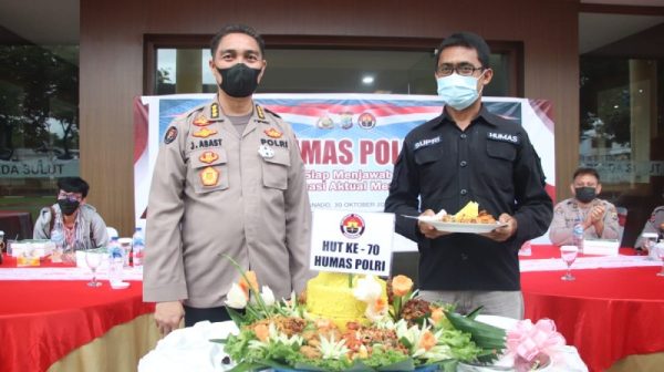 Peringatan Hari Ulang Tahun (HUT) Humas Polri di Polda Sulut