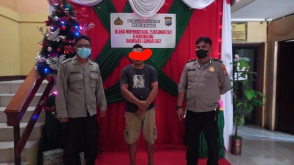 Pelaku yang ditangkap