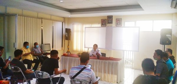 BP2MI Manado saat menggelar Media Gathering bersama instansi Pers