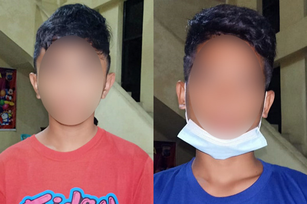 Dua pelaku yang ditangkap