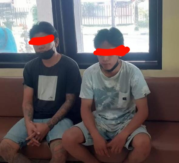 Dua pelaku yang ditangkap