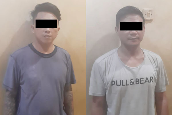 Pelaku yang ditangkap