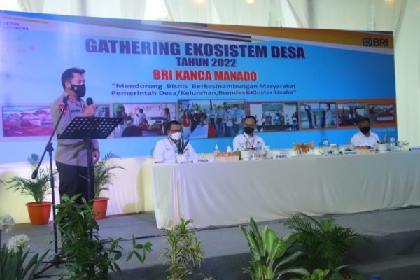 Gathering Ekosistem Desa Tahun 2022 BRI Kanca Manado