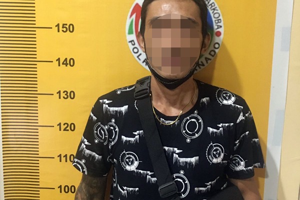 Lelaki pembawa obat keras yang ditangkap