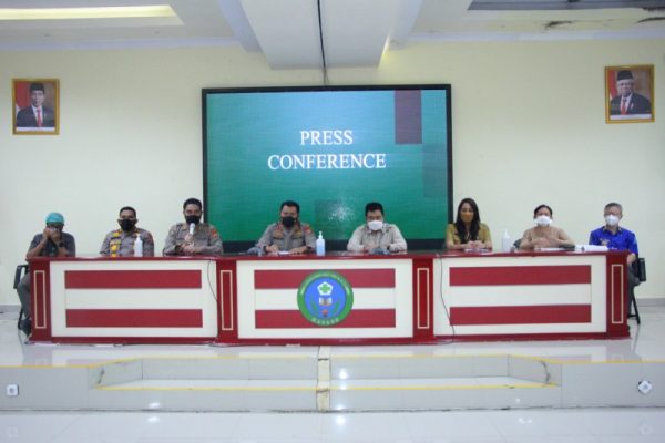 Press Conference di RS Prof Kandou Malalayang Manado