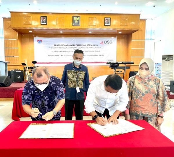 Pemkab Boltim 
Melakukan Perjanjian Kerjasama bersama PT Bank SulutGo