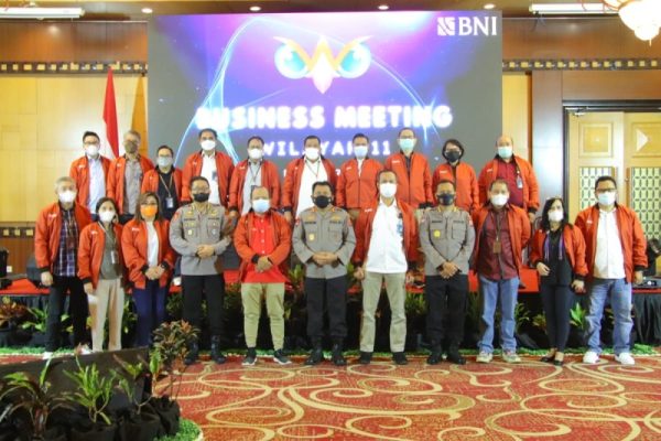 Foto bersama dalam acara BNI Business Meeting 2022