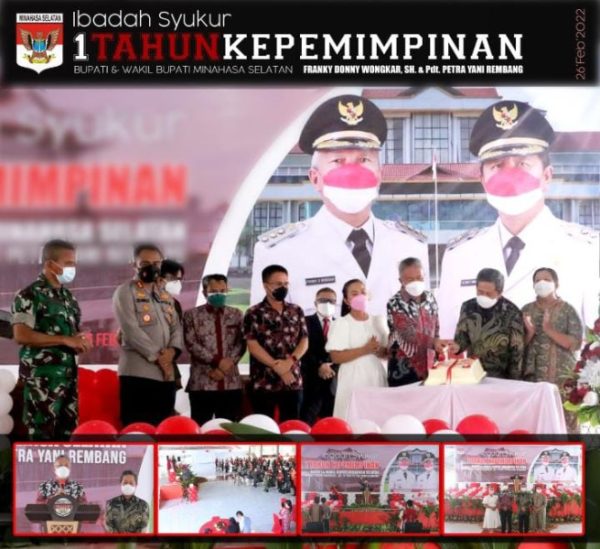 Memperingati satu tahun Pemerintah Kabupaten Minahasa Selatan
