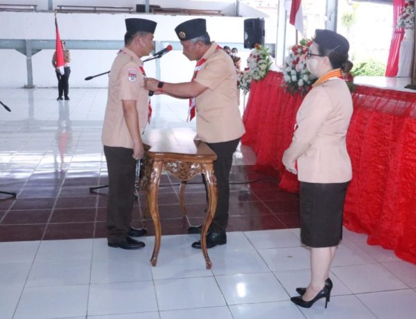 Pelantikan pengurus Gerakan pramuka