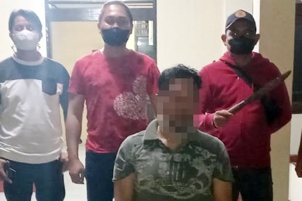 Pelaku pengancaman yang ditangkap