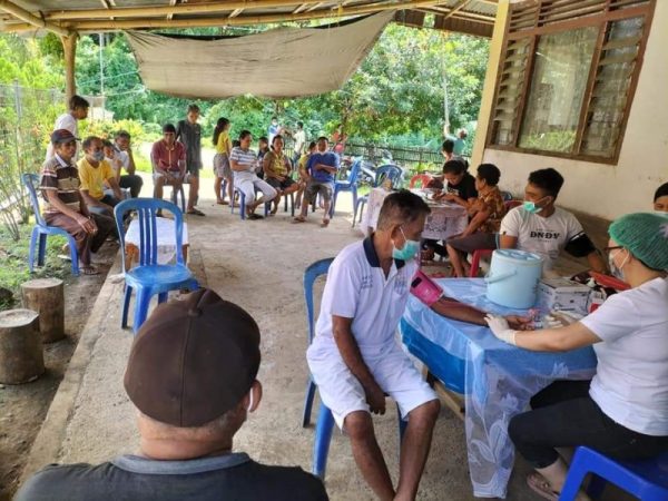 Masyarakat yang divaksin agar terhindar dari virus