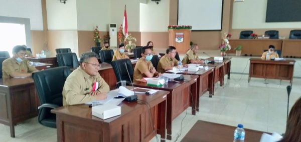 Pembahasan Pansus LKPJ 2021 Dewan Perwakilan Rakyat Daerah ( DPRD ) Minsel