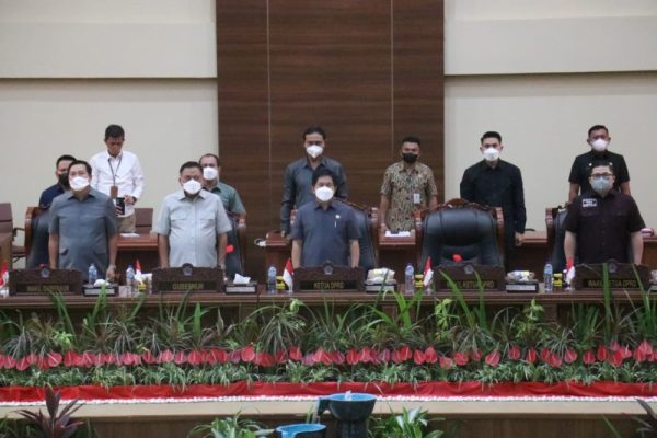 Pembukaan rapat paripurna, Jumat (22/4) 2022)