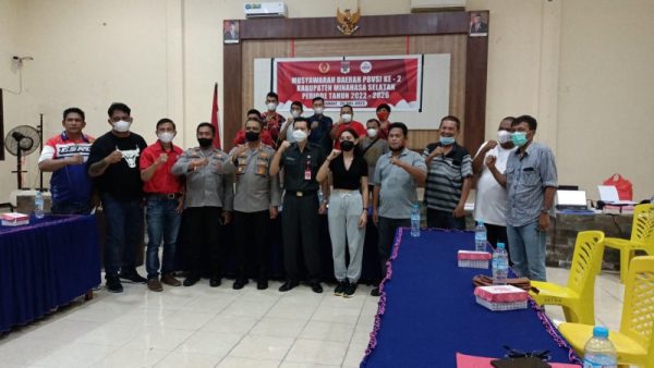 PBVSI Kabupaten Minsel gelar Musyawarah Daerah (Musda) 2022.