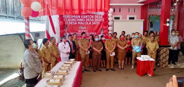 Kantor Desa Malola Satu kecamatan Kumelembuai Kabupaten Minsel