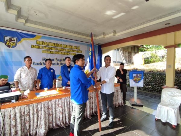 Moh. Izra Haliantara Mamonto, terpilih secara aklamasi nahkodai Ketua KNPI Kabupaten Boltim.