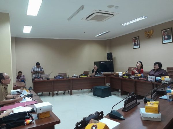RDP Komisi 4 DPRD Sulut dengan BPSDMD Provinsi Sulut, Senin (22/8/2022)