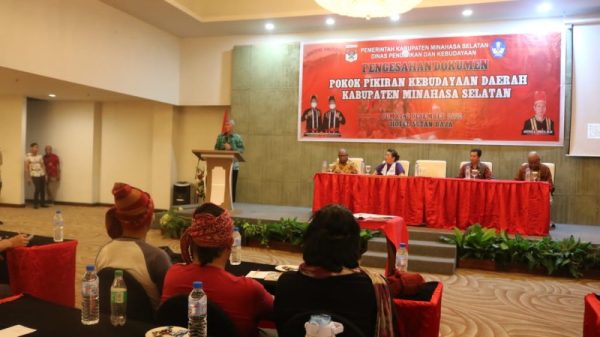 Kegiatan Penetapan Pokok Pikiran Kebudayaan Daerah (PPKD) Kabupaten Minahasa Selatan