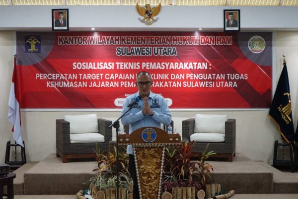 Kepala Kantor Wilayah Kementerian Hukum dan HAM Sulawesi Utara Ronald
